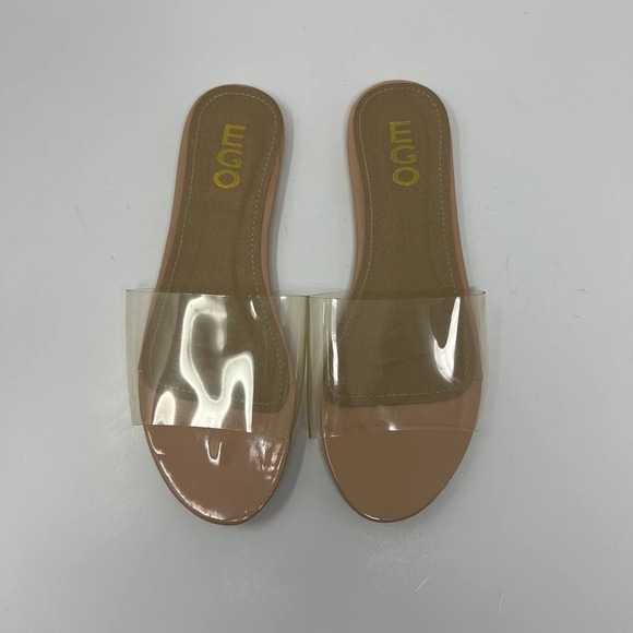 Ego Kerrie Clear Perspex Mule Sandals Women's Size 7 - Picture 7 of 10